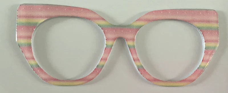 Zuri Topper; hybrid; muted stripes