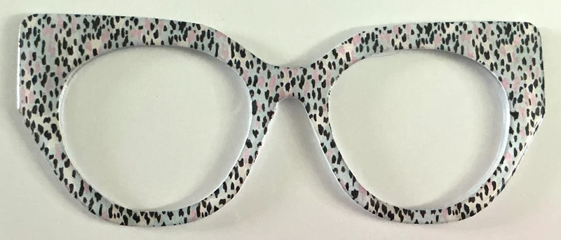 Zuri Topper; hybrid; pink/black/cream/aqua dots