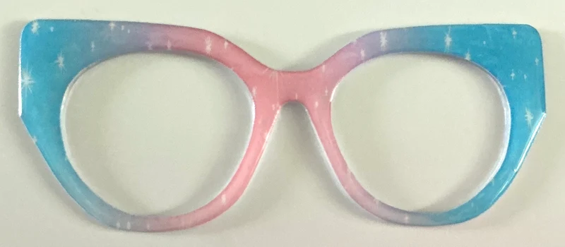 Zuri Topper; hybrid; pink and light blue night sky vertical fade