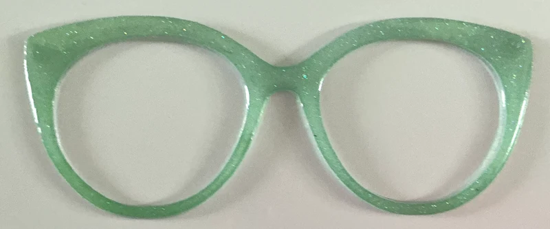 Zuri Topper; pale green shimmer
