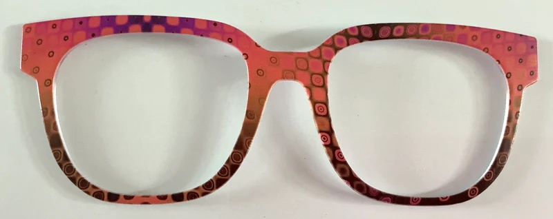 Murphy Topper; orange/pink/black design