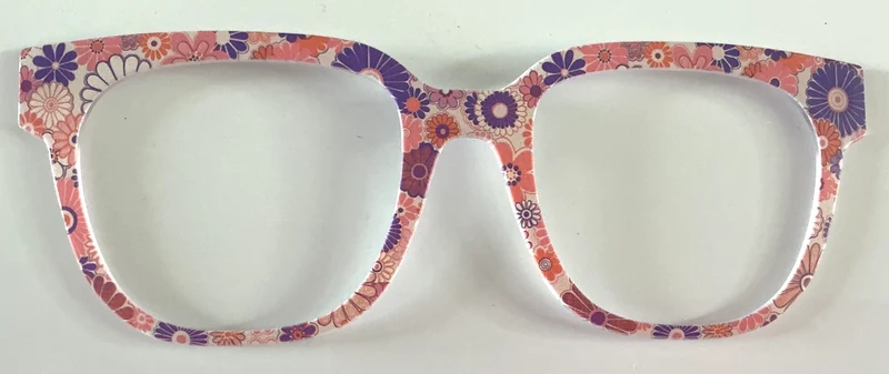 Murphy Topper; 60’s pink and purple flowers