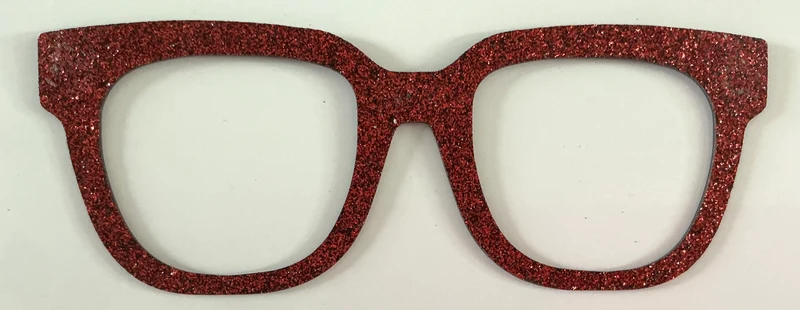 Murphy Topper; Stacker; Burgundy Glitter Overload