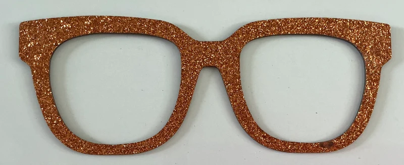 Murphy Topper; Stacker; Copper Glitter Overload