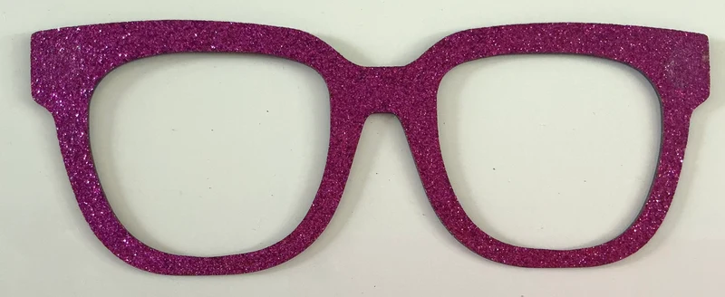 Murphy Topper; Stacker; Hot Pink Glitter Overload