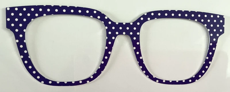 Murphy Topper; Lea’s Metal Treasures; purple polka dot