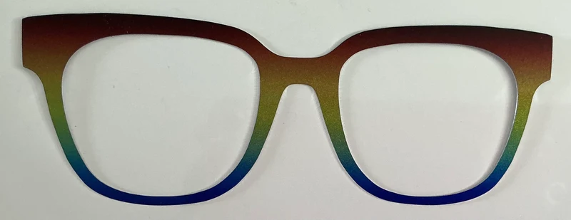 Murphy Topper; Lea’s Metal Treasures; rainbow fade
