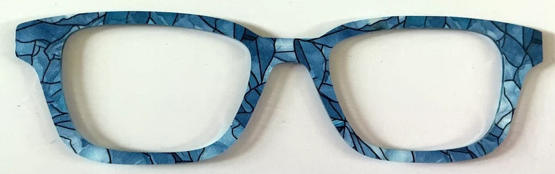 Finley Topper; Laser Nonna; blue misc design
