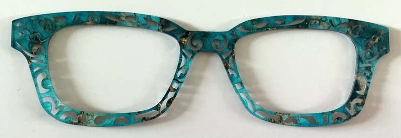 Finley Topper; Laser Nonna; turquoise and copper Show Off