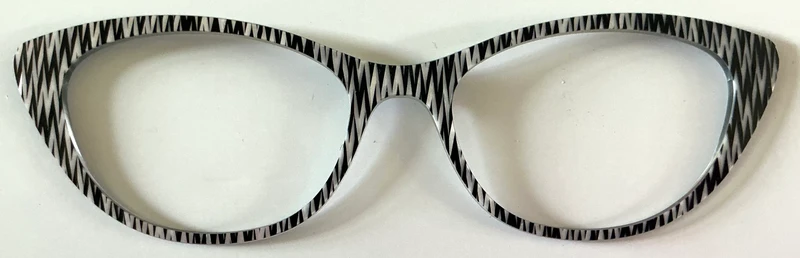PAIR Premium Ella Topper: B & W Chevron