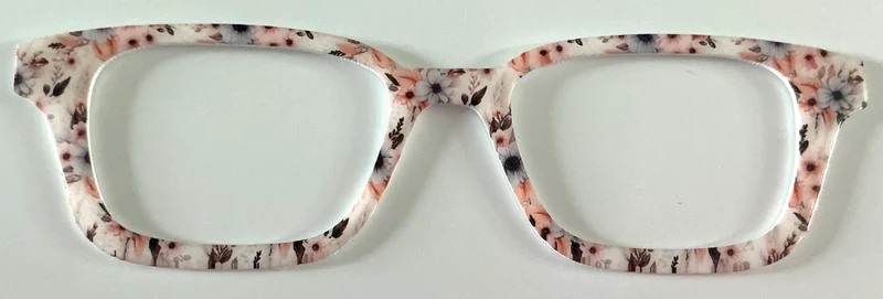 Finley Topper; Melissa’s Magnetic Marvels; pink/peach/blue flowers on white