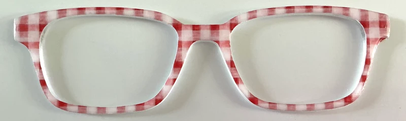 Finley Topper; Melissa’s Magnetic Marvels; red and white plaid