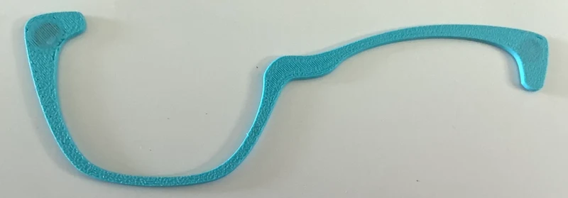 Wanda Half Topper; light blue