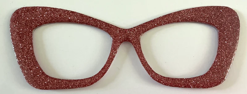 Wanda Topper; hybrid; dark pink glitter