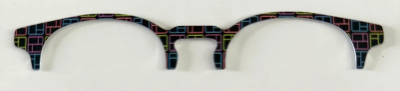 Soto Topper; neon blocks on black-**green topper sold separately
