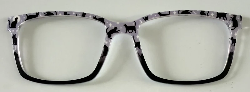 PAIR Kirby Topper; cats on purple night sky fade to black