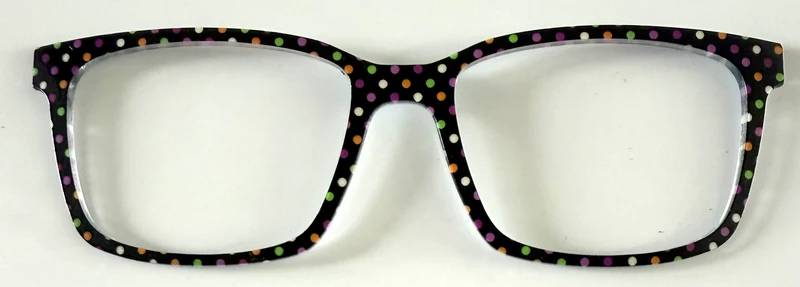 PAIR Kirby Topper; Halloween themed polka dots