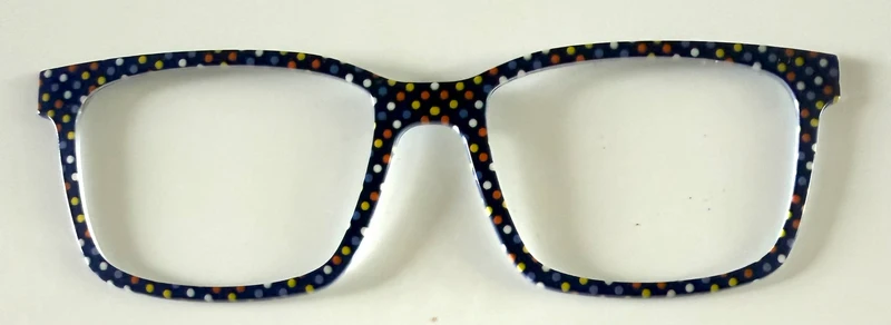 Kirby Topper; dots on blue
