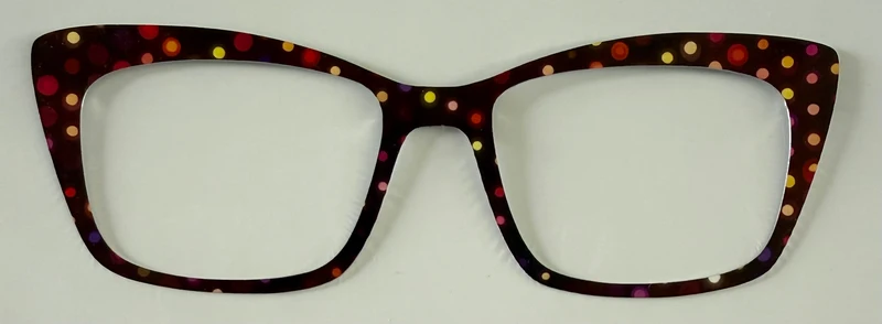 Kirby Topper; Metal; hybrid; dots on burgundy