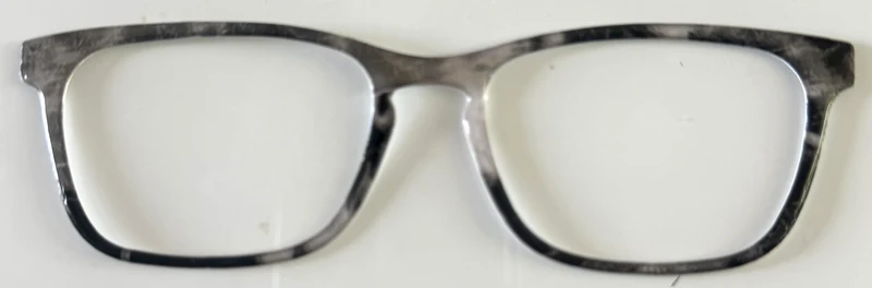 Casper Topper; silver and black