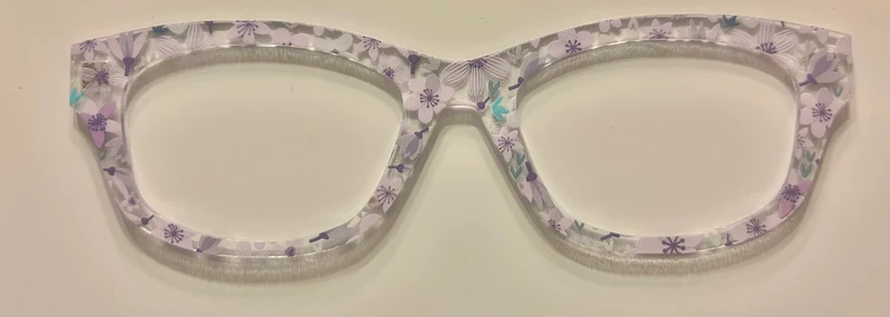Addison Topper; Laser Nonna; translucent lavender