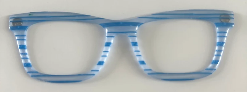 Casper Topper; Busy Bee; translucent blue stripes