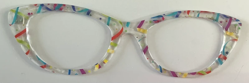Ella Topper; translucent party streamers
