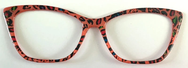 Wanda Topper;cheetah print on orange
