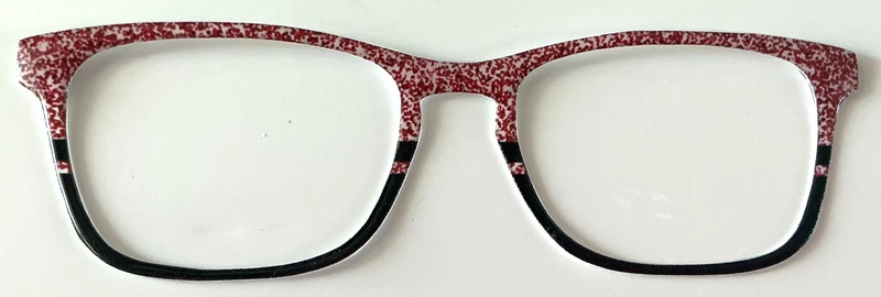 Casper Topper; faux pink glitter to black split