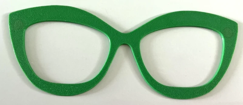 Wanda Topper; hybrid blank; bright green