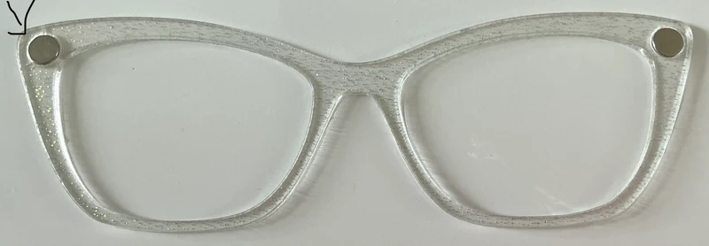 Wanda Topper; translucent glitter with oops