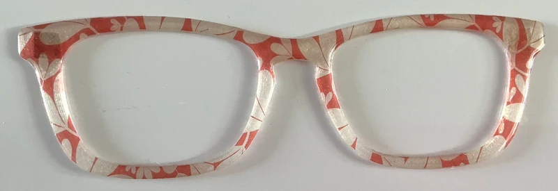 Casper Topper; thick; white flowers on orange