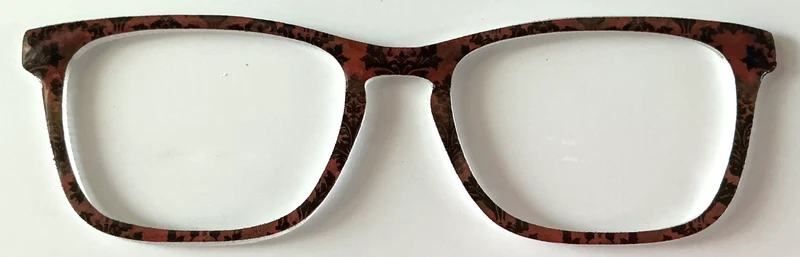 Casper Topper; black damask on wine red