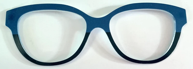 PAIR Quinn Topper; blue/black split
