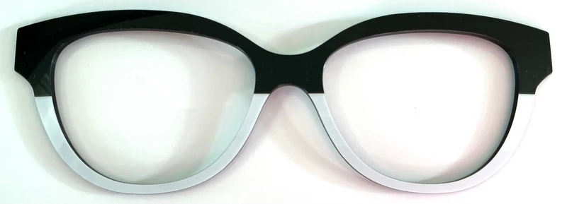 PAIR Quinn Topper; black and white split