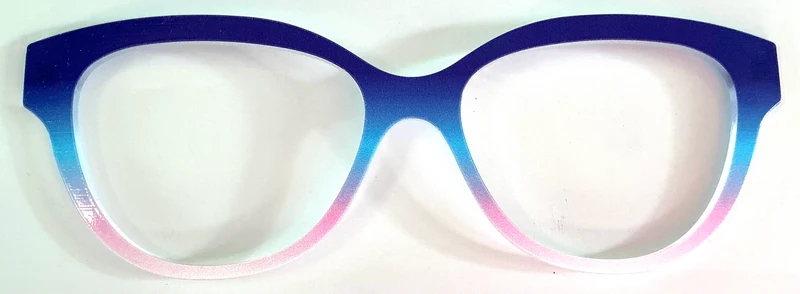 PAIR Quinn Topper; blue to pink gradient