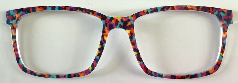 PAIR Kirby Topper; multicolored confetti