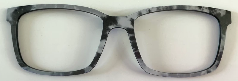 PAIR Kirby Topper; black and gray tie dye