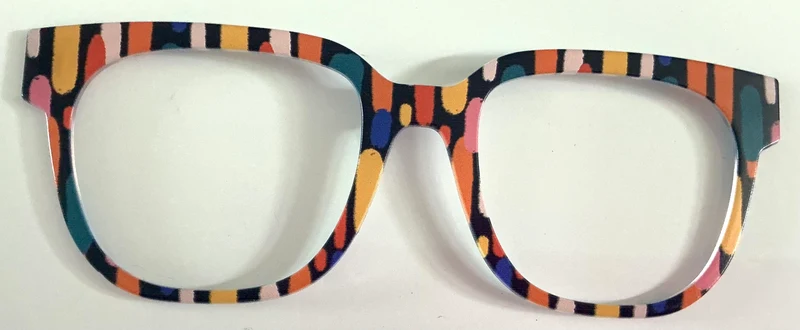 Murphy Topper; multicolored ovals