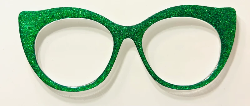 Zuri Topper; Creator; green glitter