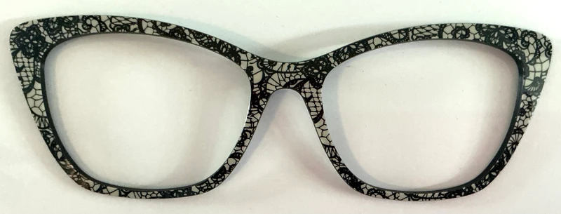 PAIR Wanda Topper; black lace