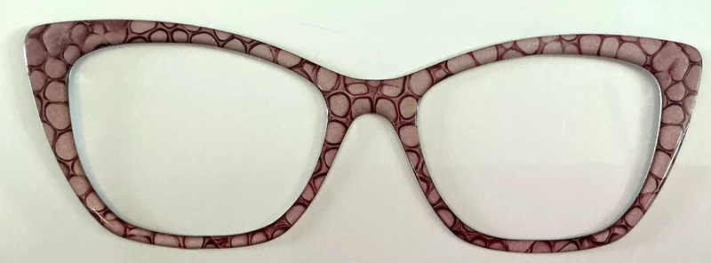 Wanda; Tasha's Top Frames; reddish brown alcohol ink drip