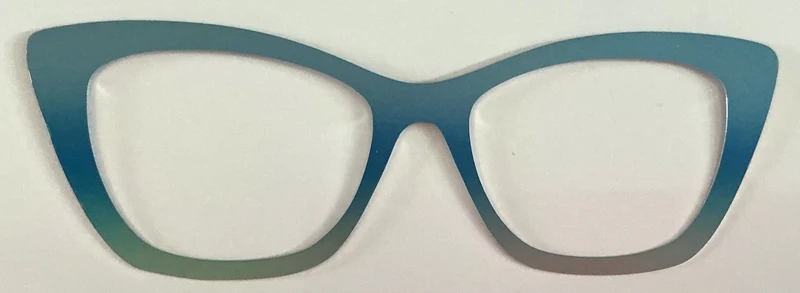 Wanda; Tasha's Top Frames; soft blue to green gradient