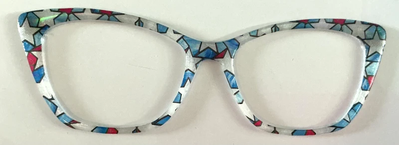 Wanda Topper; white stars on blue