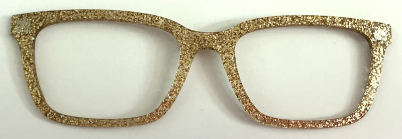 PAIR Larkin Topper; gold sparkle