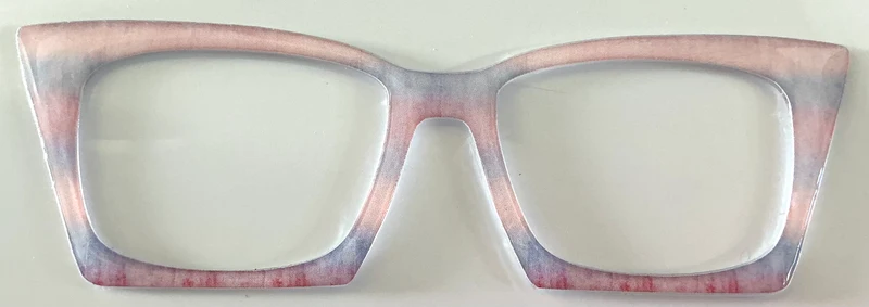 Kirby Topper; light pink/purple/peach fade