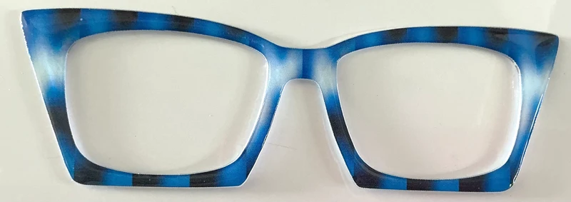 Wanda Hybrid Topper; blue and black