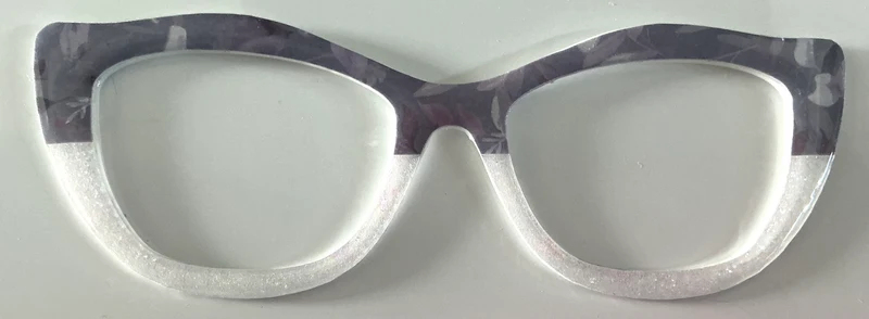Wanda Topper; Creator; lavender leaves/white split