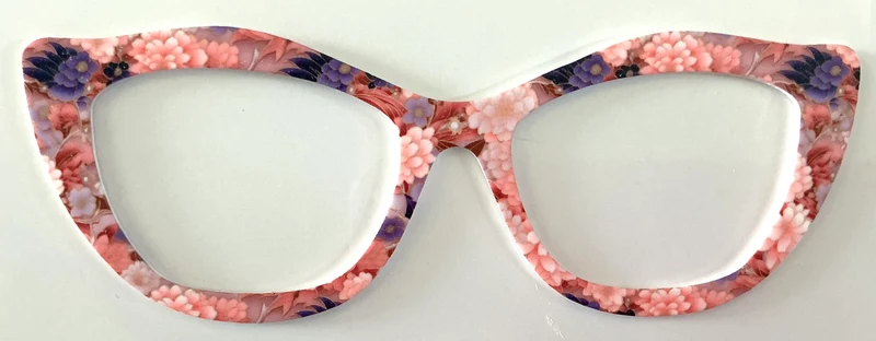 Wanda Topper; Creator; peach and purple flowers
