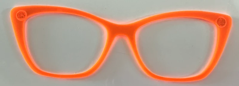 Wanda Topper; bright orange